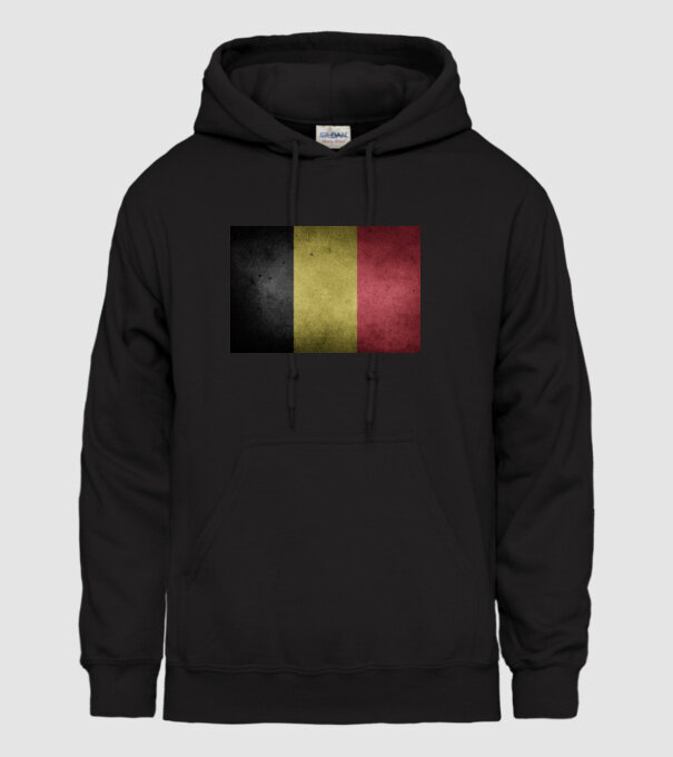 BELGIUM model negru pe tricou