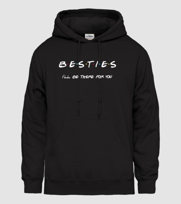 Bride Friends Besties model negru pe tricou