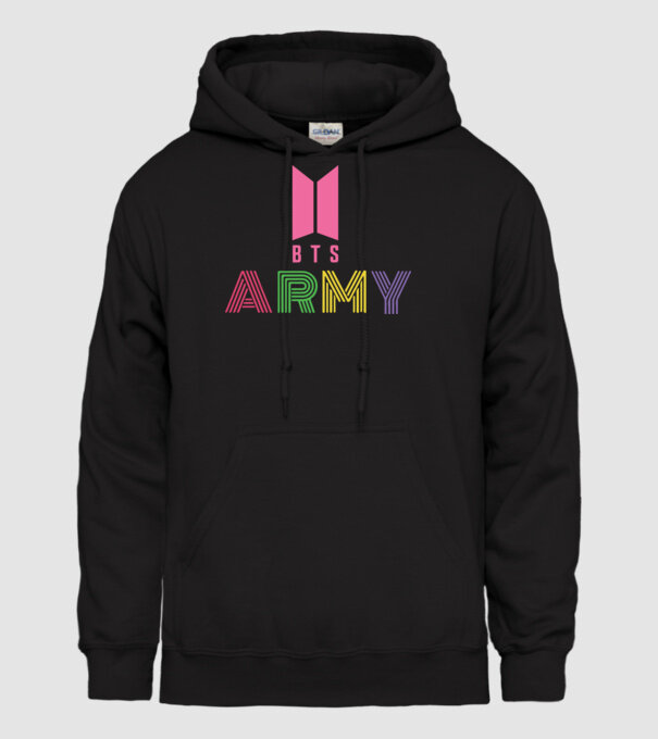 BTS ARMY model negru pe tricou