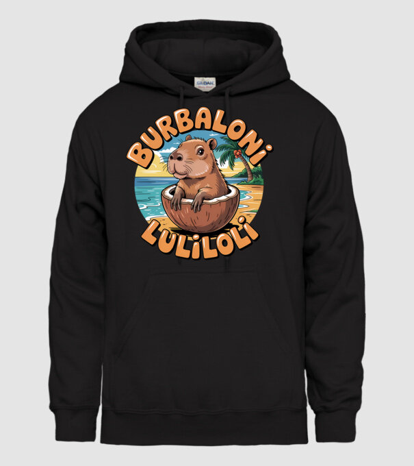 Burbaloni Luliloli model negru pe tricou