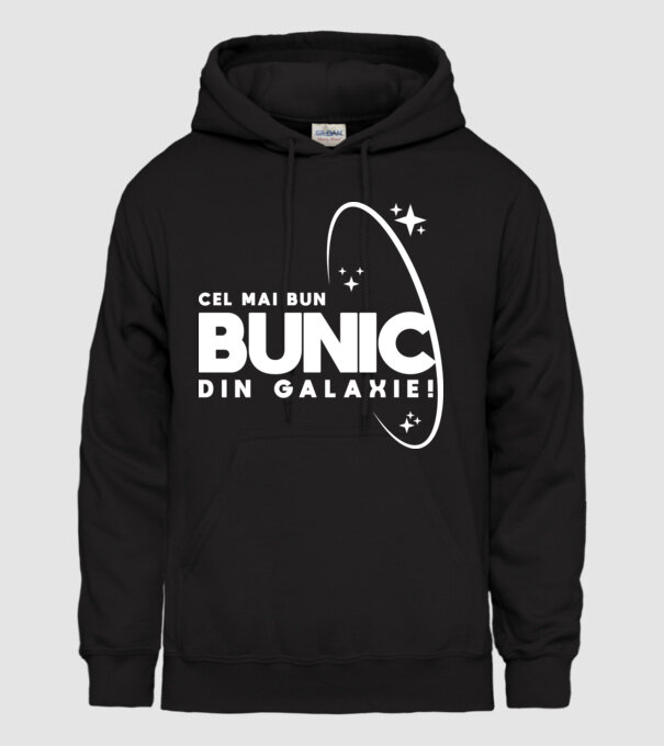 Cel mai bun bunic din Galaxie! model negru pe tricou