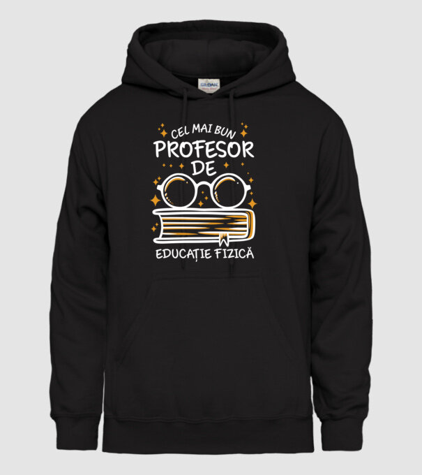 Cel mai bun profesor educație fizică D2782032 model negru pe tricou