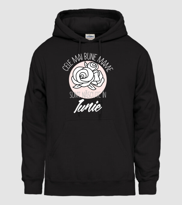 Cele mai bune mame sunt născute în Iunie model negru pe tricou