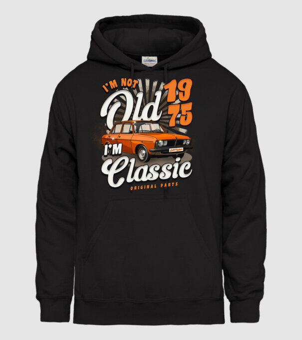 DACIA 1975 model negru pe tricou