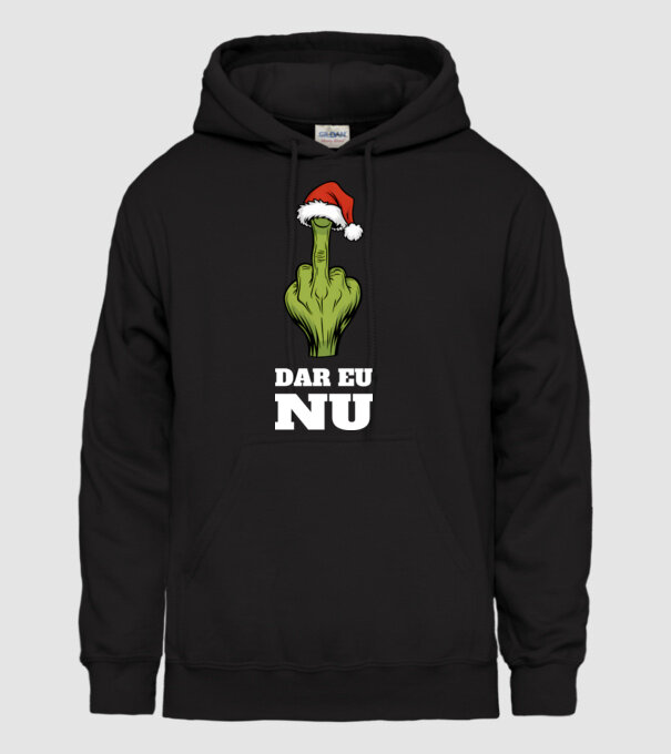Dar eu NU Negru model negru pe tricou
