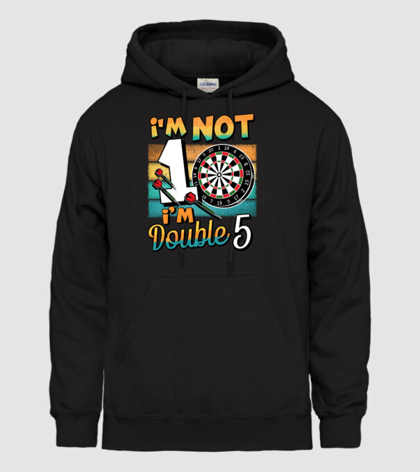Darts Birthday 10 years old model negru pe tricou