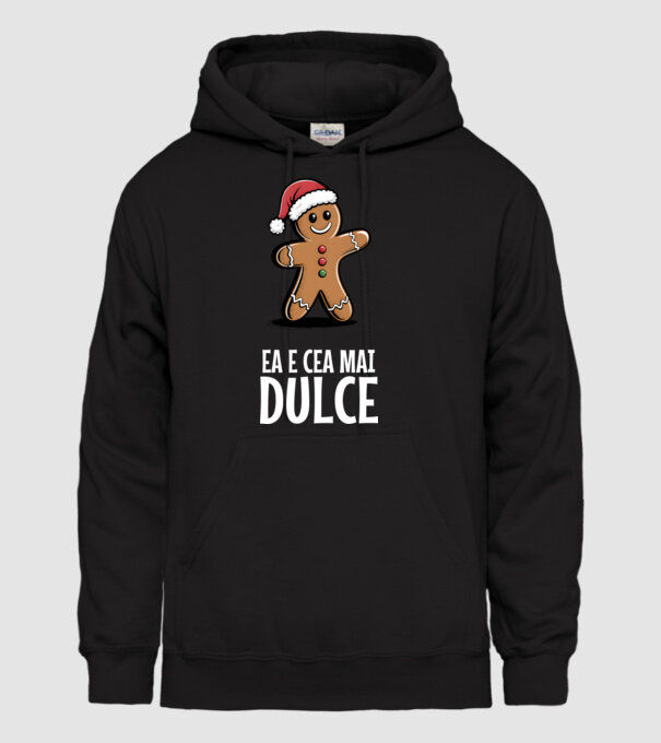 Ea e cea mai dulce Negru model negru pe tricou