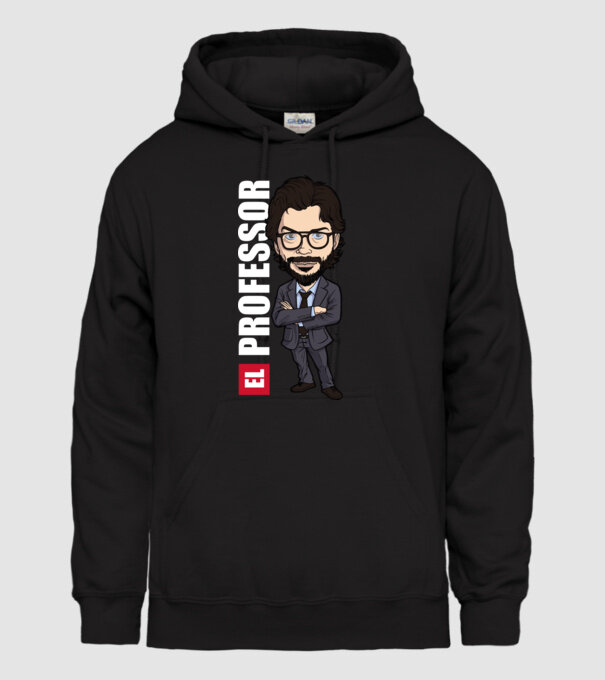 el professor drawing model negru pe tricou