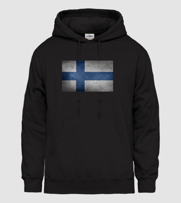 FINLAND model negru pe tricou