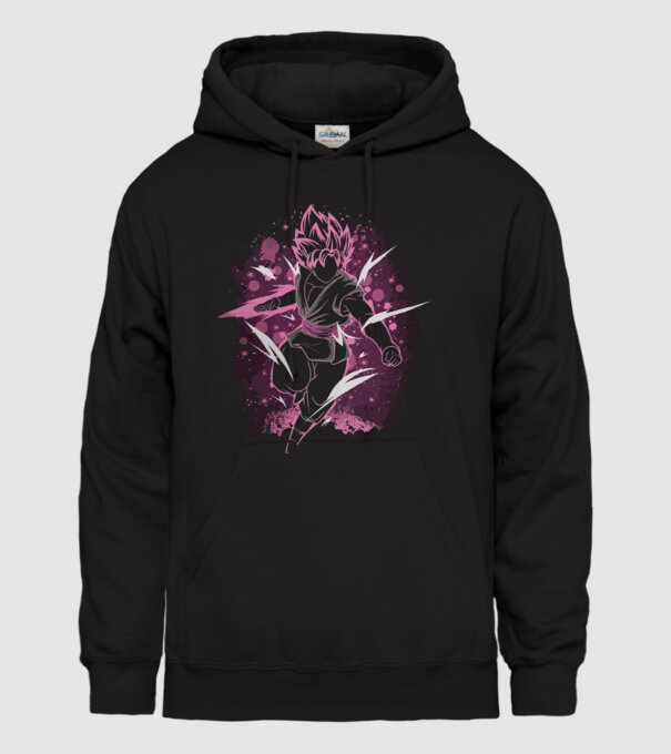 goku training model negru pe tricou