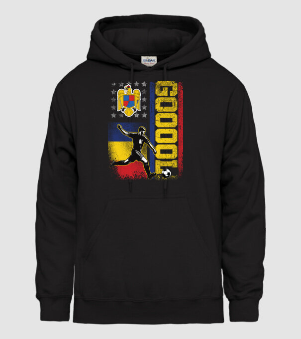 GOOOL model negru pe tricou