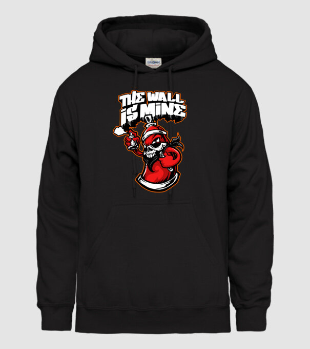 Graffiti model negru pe tricou