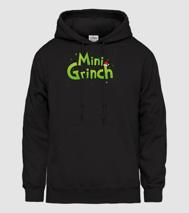 Grinch Family Mini Grinch model negru pe tricou