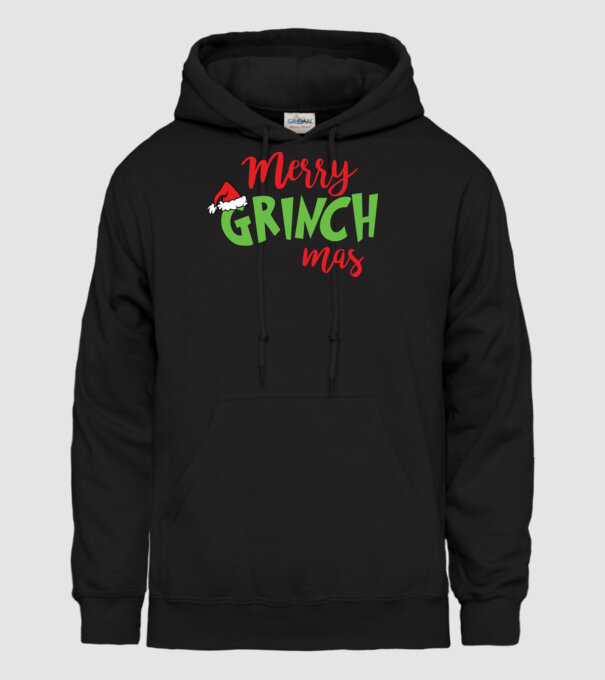 Grinchmas model negru pe tricou