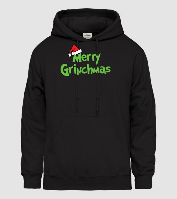Grinchmas model negru pe tricou