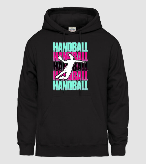 handball model negru pe tricou