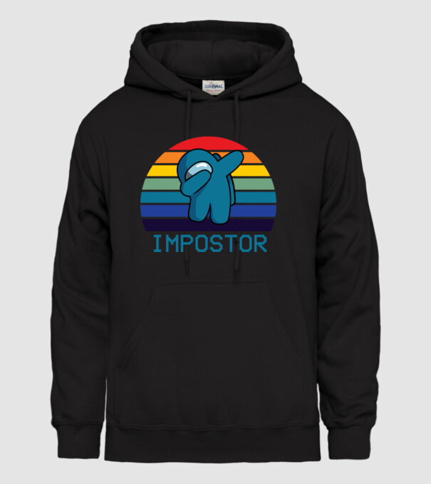 Impostor model negru pe tricou