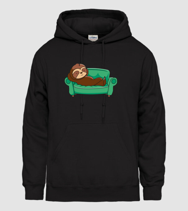 Leneș model negru pe tricou