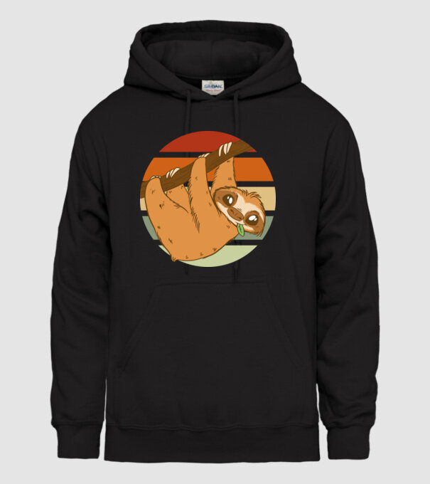 Leneș model negru pe tricou