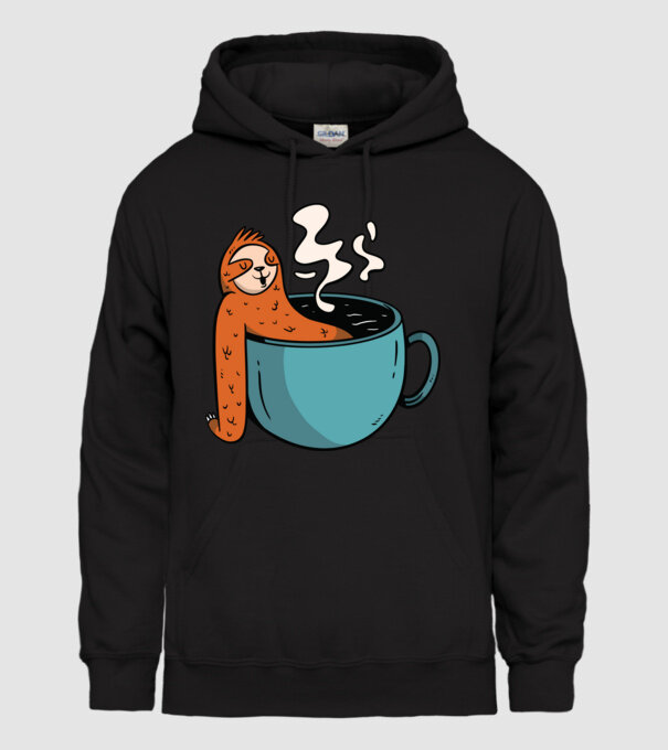 Leneș model negru pe tricou