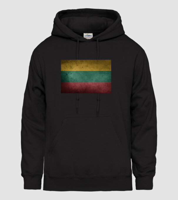 LITHUANIA model negru pe tricou