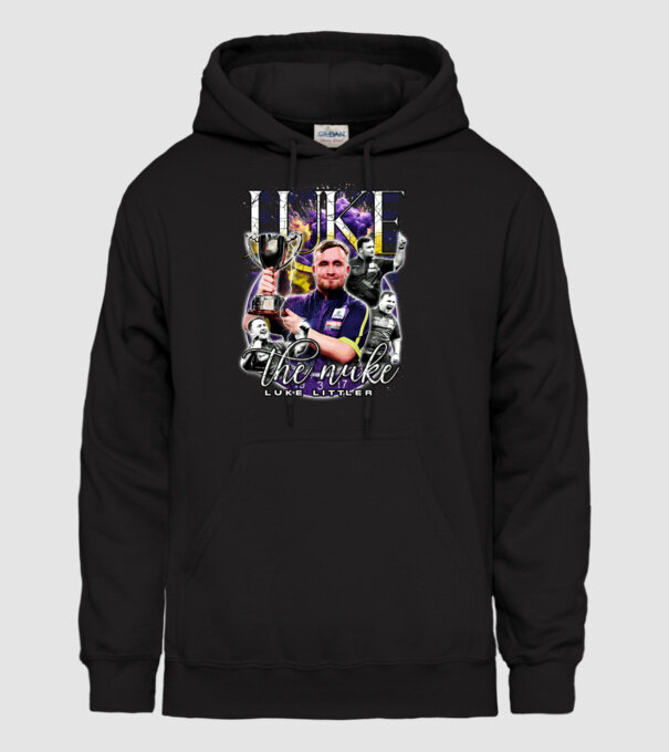 Luke the nuke model negru pe tricou