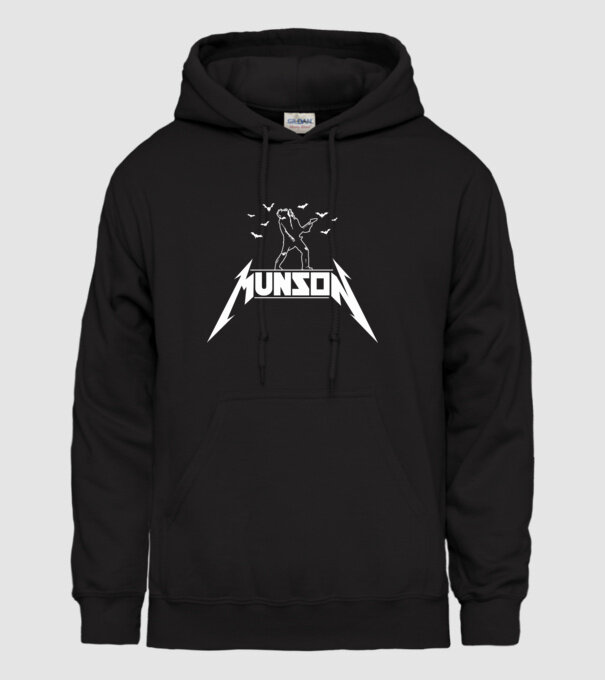 munson parody stranger things model negru pe tricou