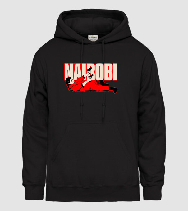nairobi la casa de papel model negru pe tricou