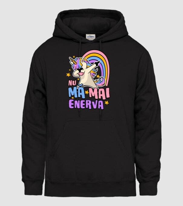 Nu mă mai enerva model negru pe tricou