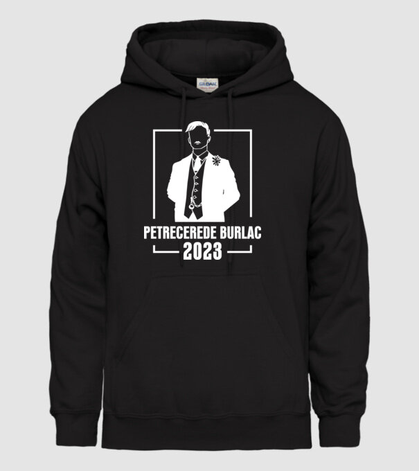 Petrecere de burlac model negru pe tricou