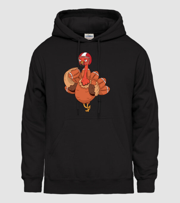 Player Turkey model negru pe tricou