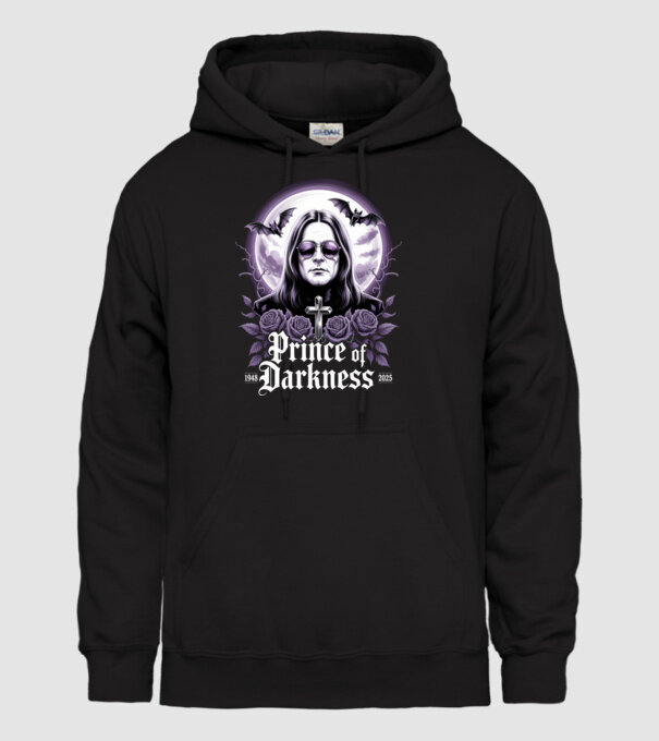 Prince of Darkness model negru pe tricou