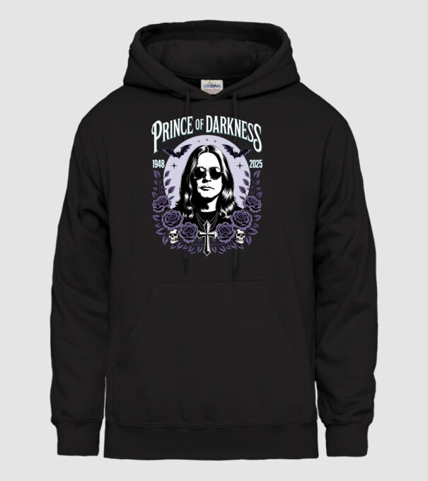 Prince of Darkness model negru pe tricou