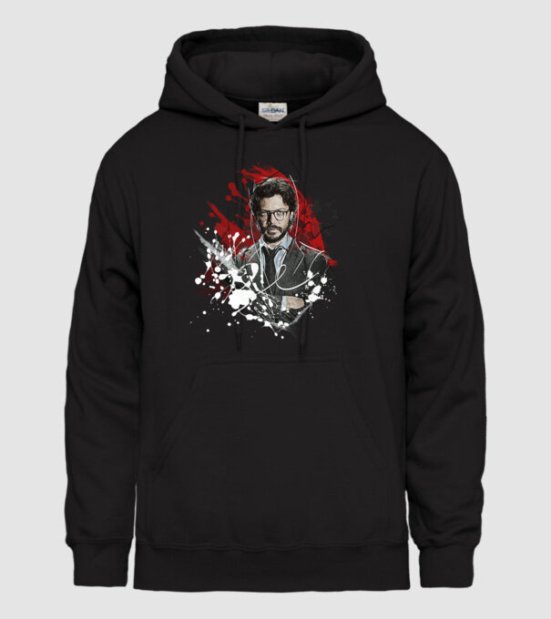 professor poster model negru pe tricou