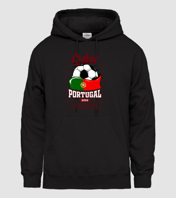 Qatar teams Portugal model negru pe tricou