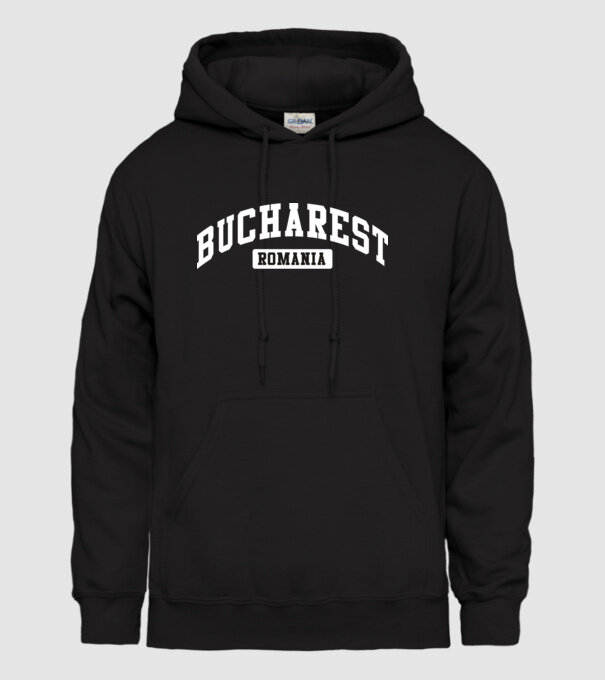România Bucharest sport model negru pe tricou