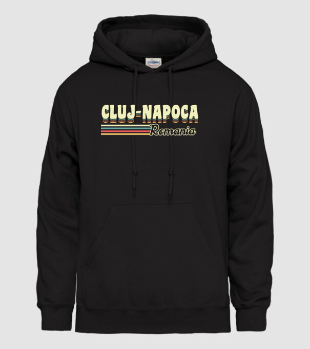 România Cluj-Napoca model negru pe tricou