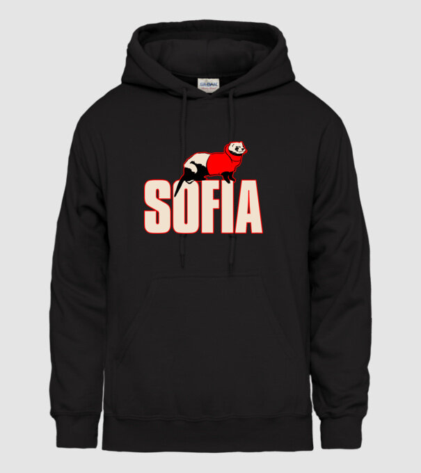 sofia la casa de papel model negru pe tricou