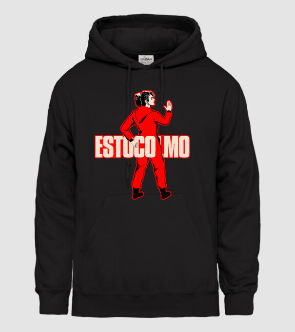 stockholm la casa de papel model negru pe tricou