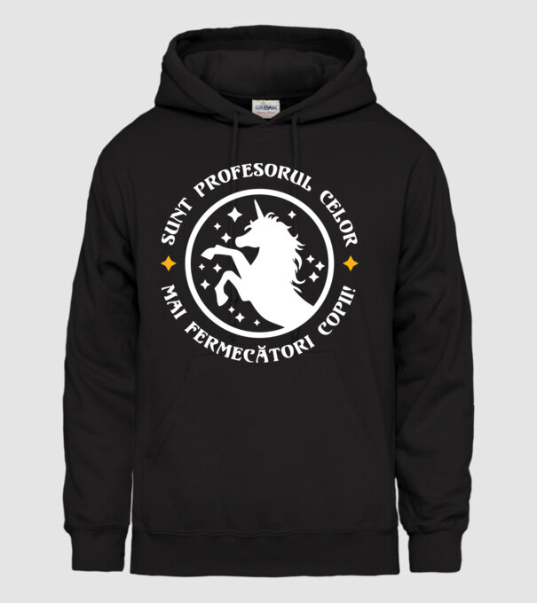 Sunt profesorul celor mai fermecători copii model negru pe tricou