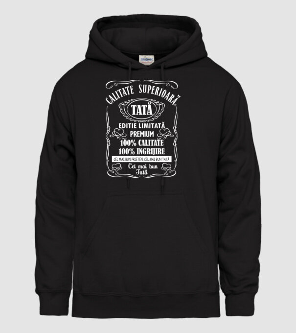 Tată Premium - ediție limitată model negru pe tricou