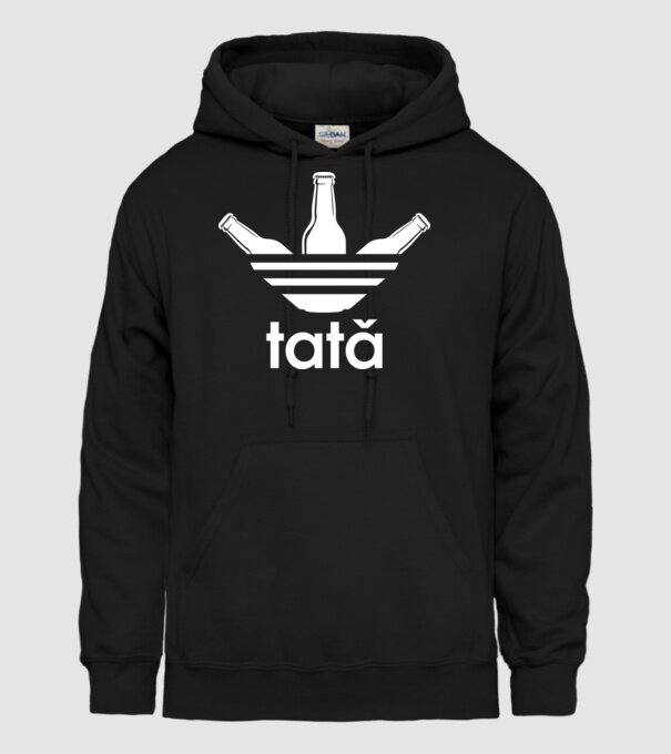 Tatadidas model negru pe tricou