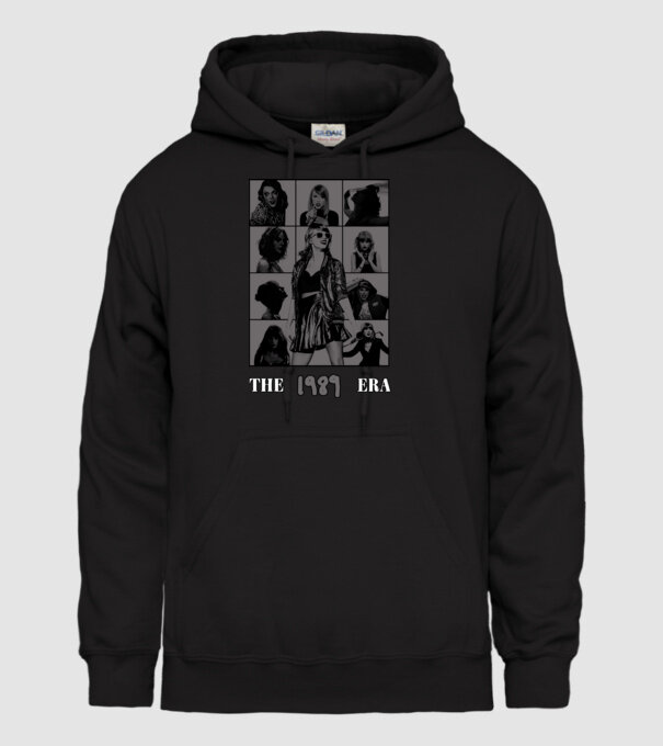 Taylor Swift ERAS grey model negru pe tricou