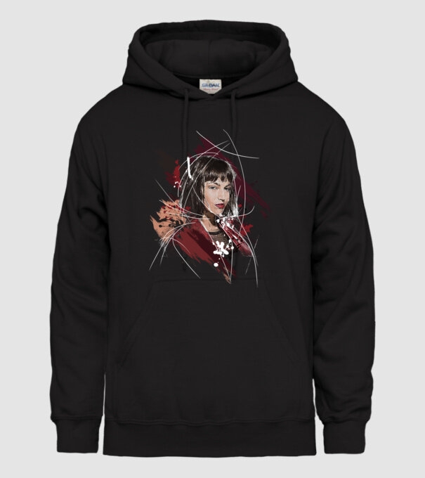 tokyo poster model negru pe tricou