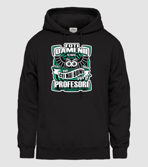 Toți oamenii profesori model negru pe tricou