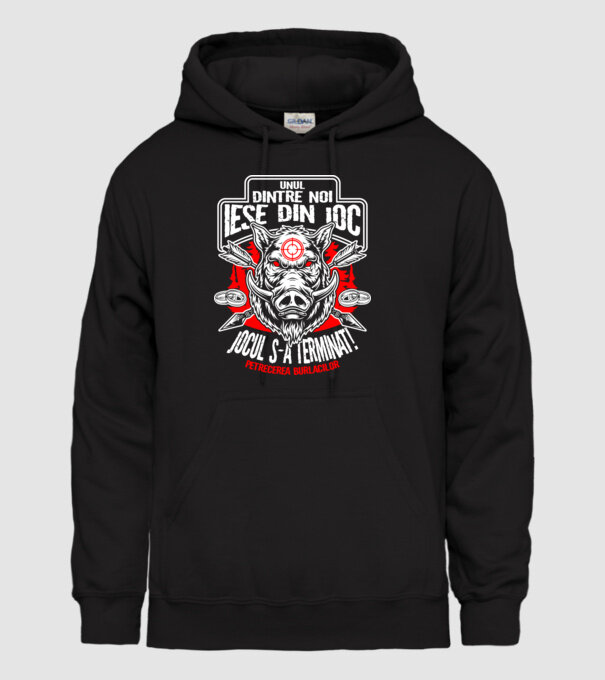 Unul dintre noi iese din joc - jocul s-a terminat - petrecerea burlacilor model negru pe tricou