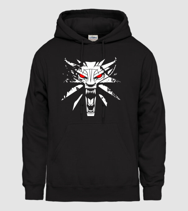 Witcher model negru pe tricou