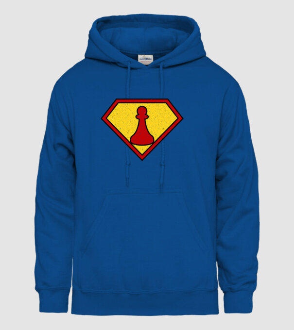 SuperChess pion de șah model albastru regal pe tricou