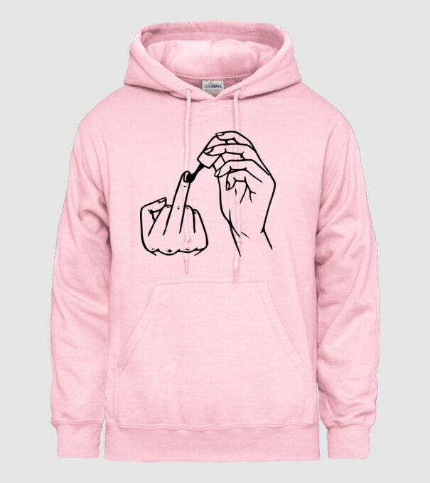 Nail polish Fuck U model roz deschis pe tricou