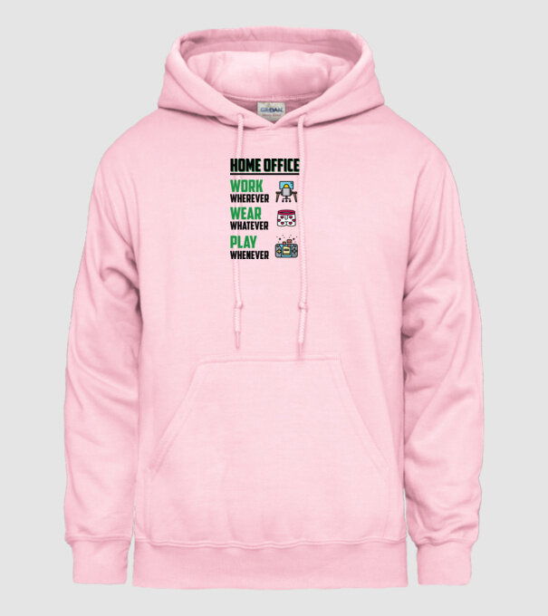 Home office model roz deschis pe tricou